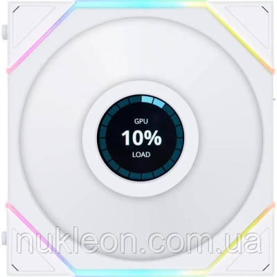 Популярний! Кулер до корпусу Lian Li TL LCD 140-1, White (G99.14TLLCD1W.00) - Краща якість тільки на Nukleon.com.ua, фото 1