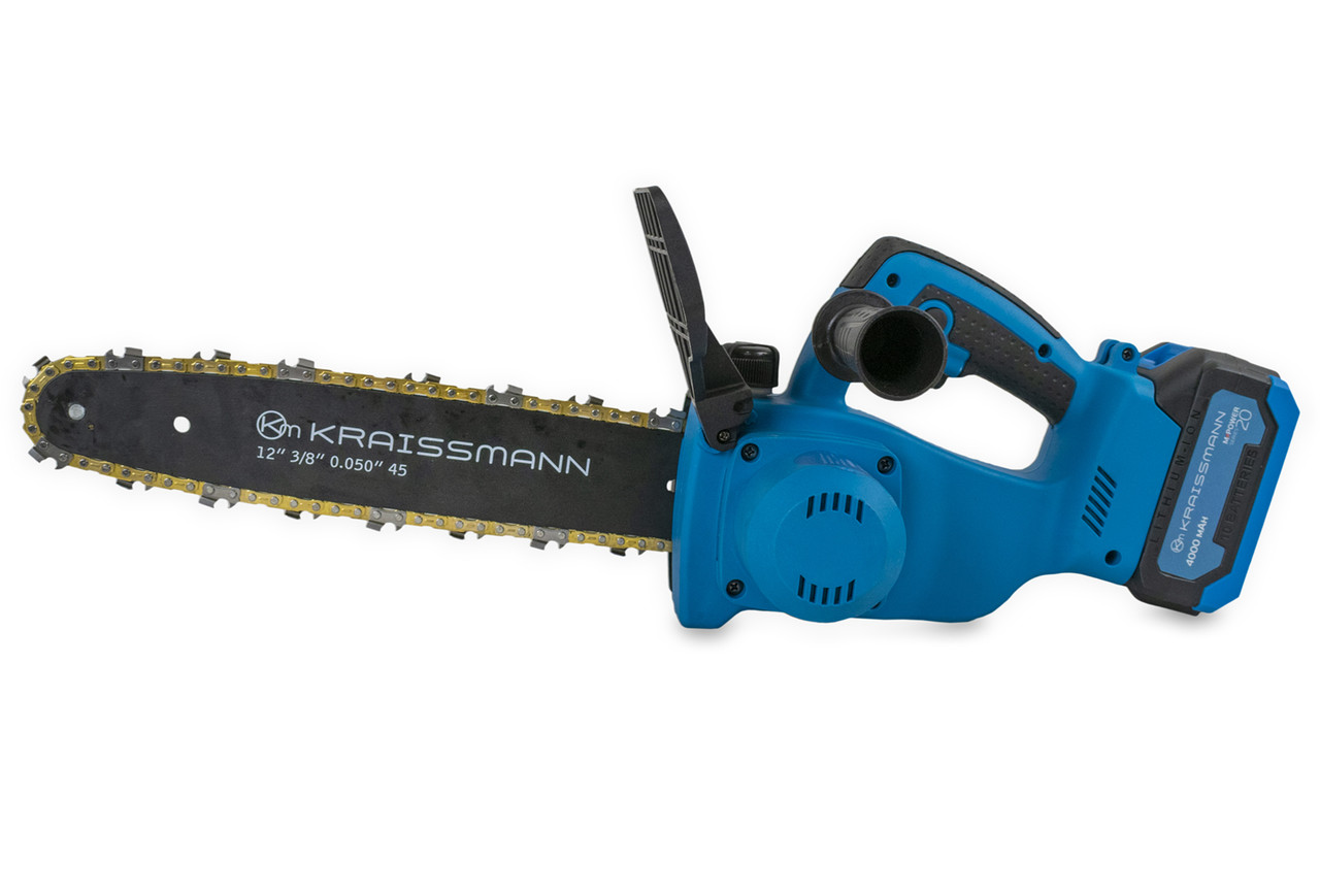 Акумуляторна ланцюгова пила KRAISSMANN 3055 AKS-BL 20 (без акумулятора та ЗП), фото 1