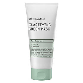 Очищувальна маска з глиною та спіруліною Logically, Skin Clarifying Green Mask 100 г