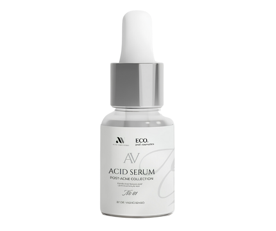 Мультикислотна сироватка для обличчя для проблемної шкіри Eco.prof.cosmetics by Dr.Vashchenko ACID Serum 30 мл