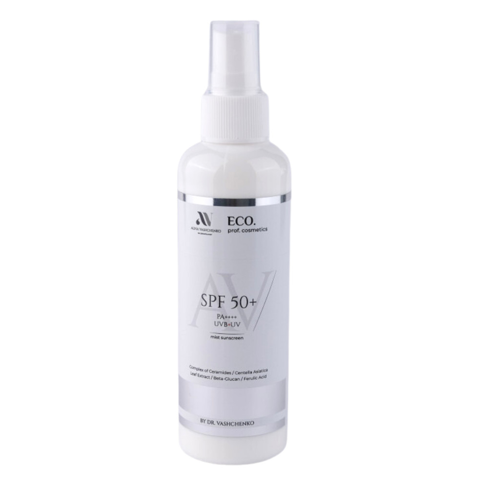 Сонцезахисний спрей для обличчя та тіла Eco.prof.cosmetics by Dr.Vashchenko Mist Sunscreen UVB+UVA SPF 50+ PA++++100 мл
