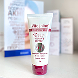 Крем для освітлення шкіри з пептидами ELEGANT Vitashine Kojic Acid, Arbutin & Peptide 50 г, фото 5