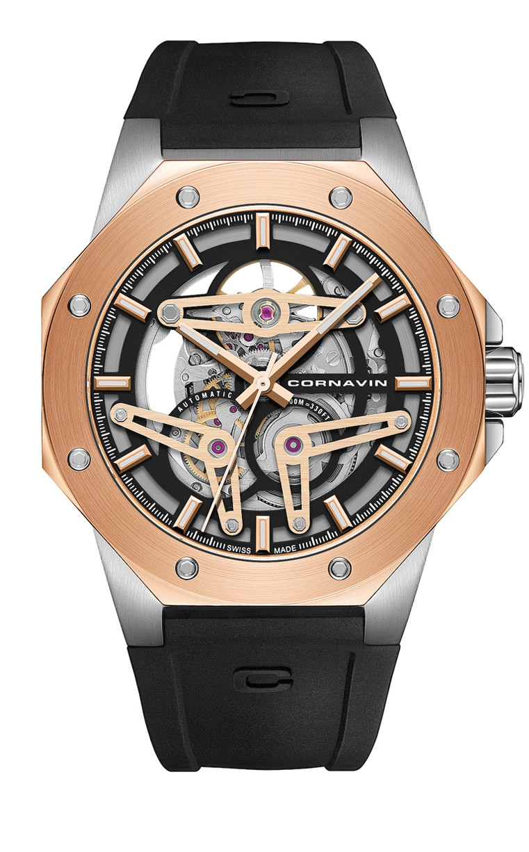 Годинник CORNAVIN 61 CO.SK.02.R Skeleton