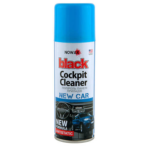 Поліроль для панелі приладів Nowax Cockpit Cleaner Spray Нова машина, 200мл, фото 1