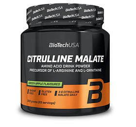 BioTech USA Citrulline Malate 300 г зі смаком яблука