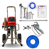 Поршневий фарбувальний апарат для шпаклівки Profter HB-1195 (6 л/хв 3000 Вт) HVBAN, фото 10