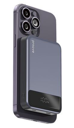 Power Bank Proove Hoodman Magnetic 10000mAh 20W gray (PBH120010003) UA, фото 3