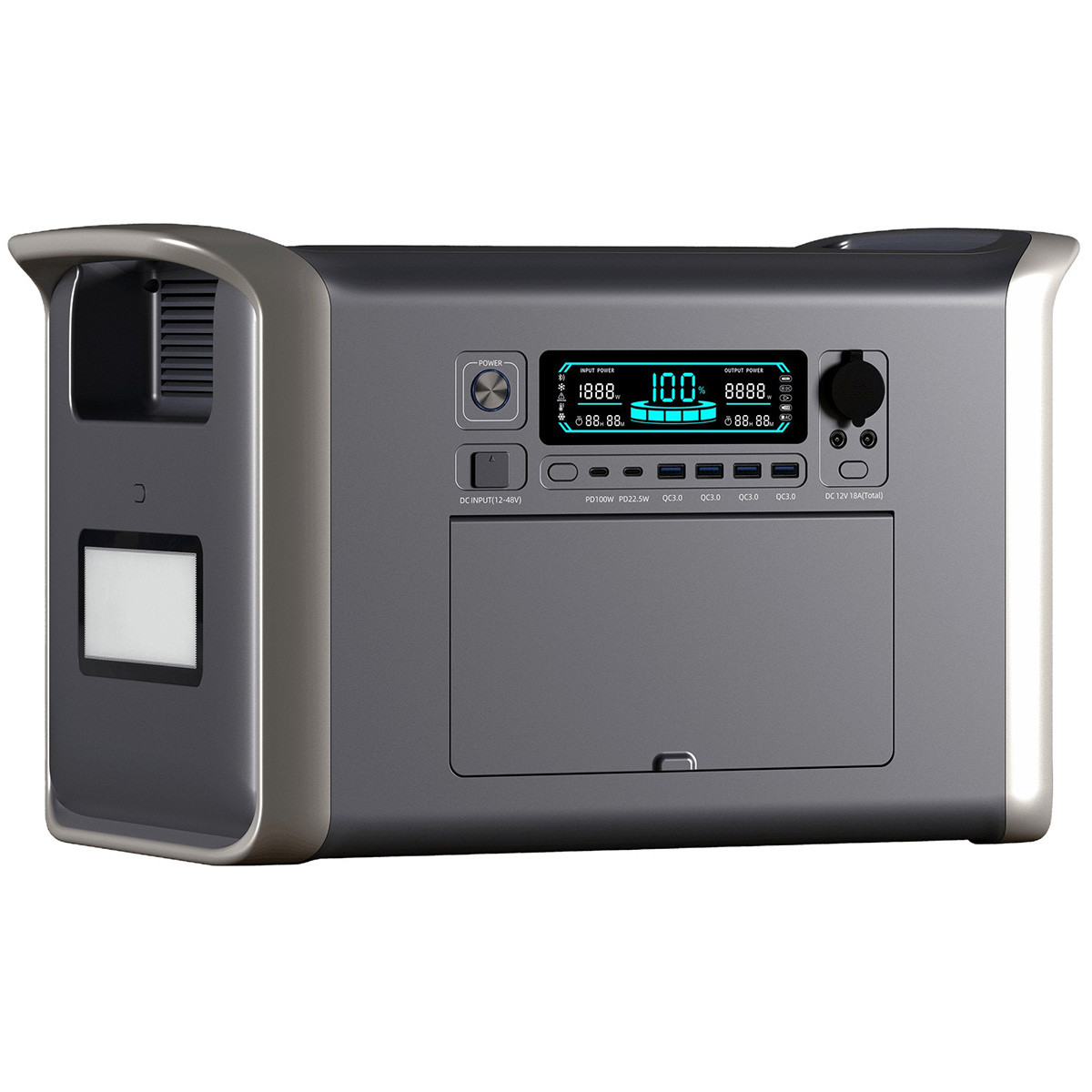 Зарядна станція APower 2000 (UltraCharging, LiFePO4, 640000 mAh, 2048 Wh/2600W)
