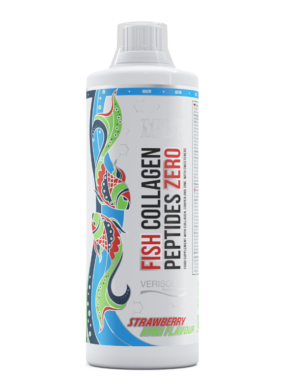 Колаген Fish Collagen Peptides ZERO MST Полуниця — Ківі 1л