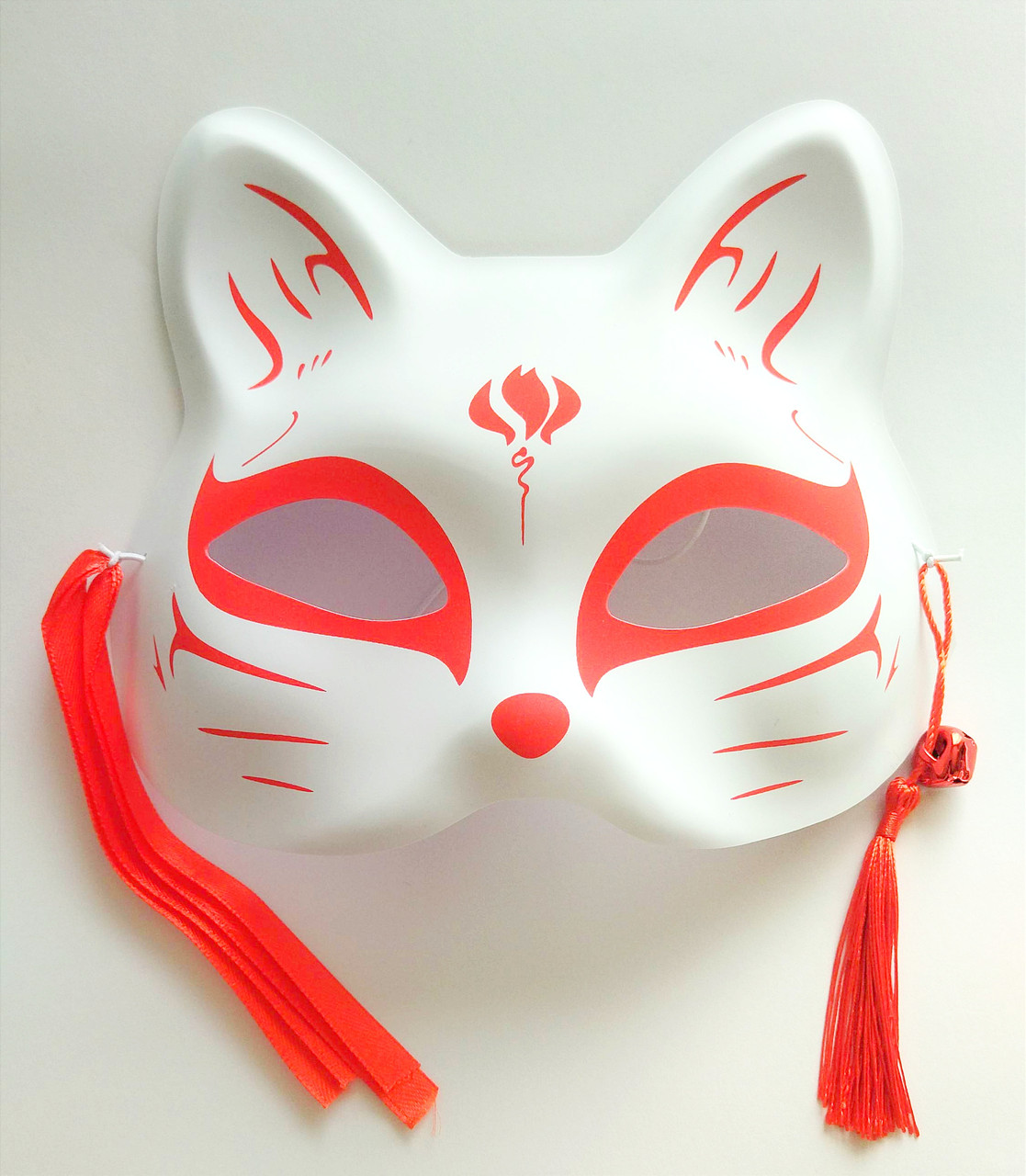 Маска кішки біла з візерунками для квадробіки, фото 1