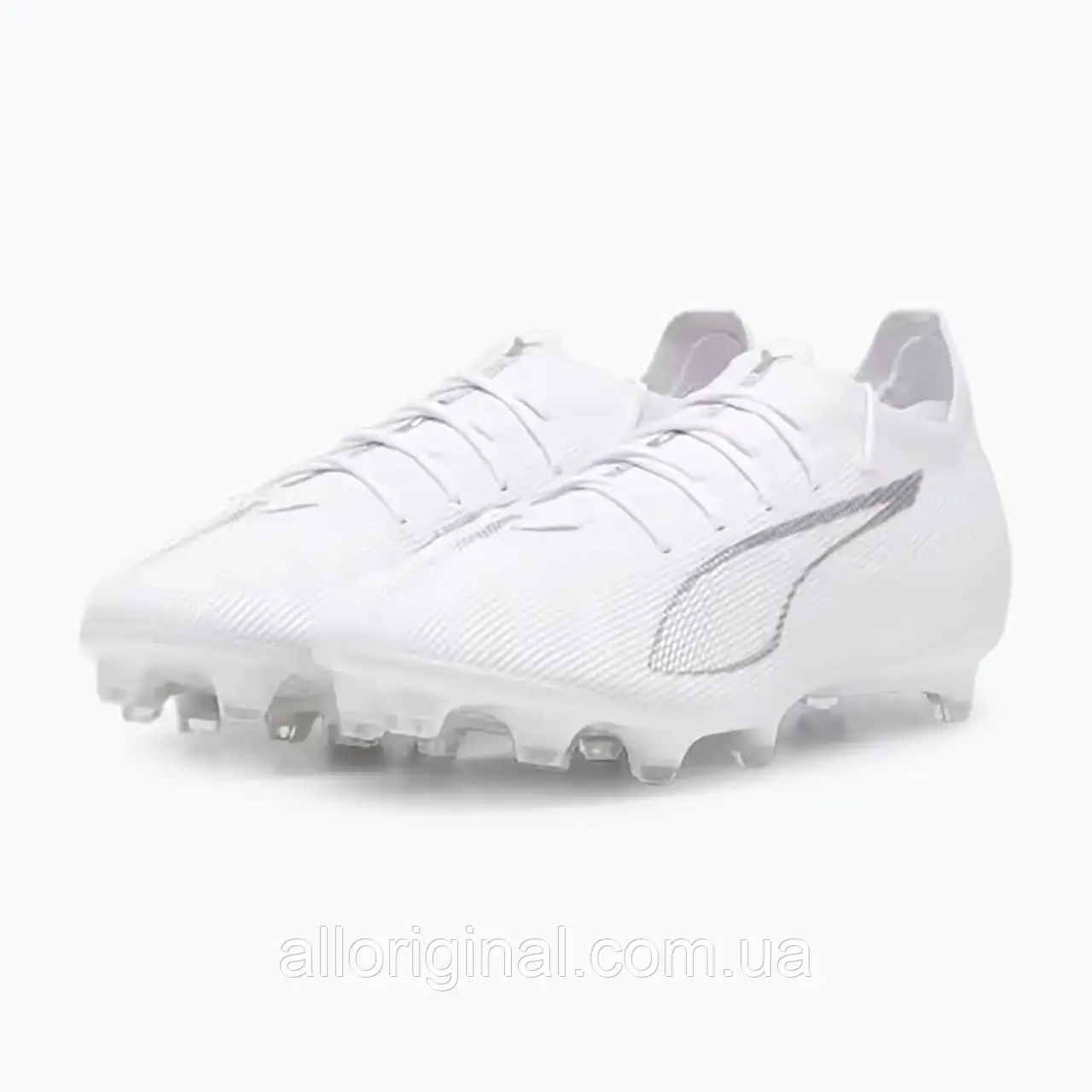 AllOriginal com ua Футбольні бутси PUMA Ultra 5 Pro FG/AG білі / пума білі / пума білі РОЗМІРИ ЗАПИТУЙТЕ, фото 1