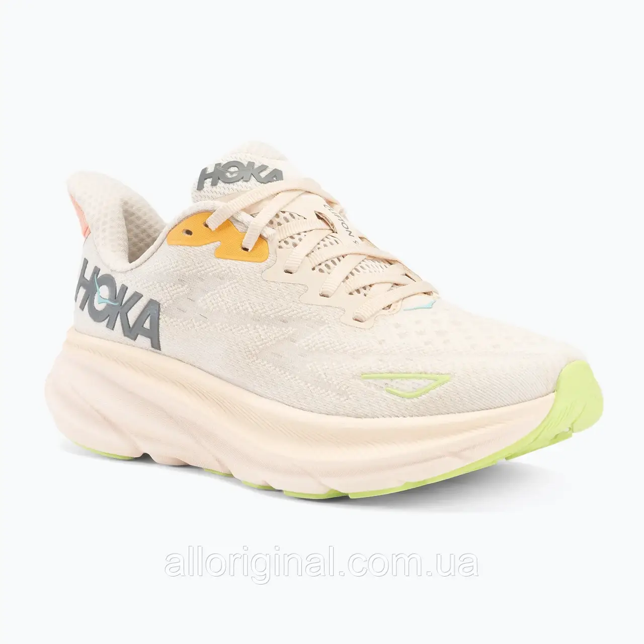 AllOriginal com ua Кросівки для бігу жіночі HOKA Clifton 9 vanilla/astral РОЗМІРИ ЗАПИТУЙТЕ