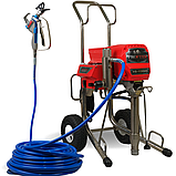 Поршневий фарбувальний апарат для шпаклівки Profter HB-1195 (6 л/хв 3000 Вт) HVBAN, фото 3