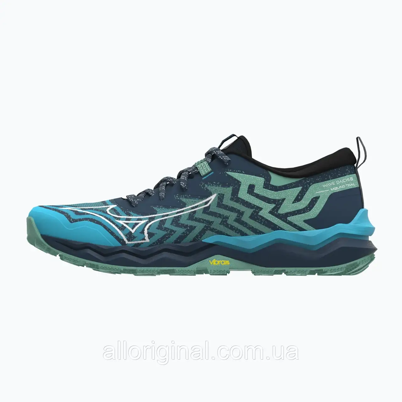 AllOriginal com ua Кросівки для бігу жіночі Mizuno Wave Daichi 8 dusty jade green/white/river blue РОЗМІРИ