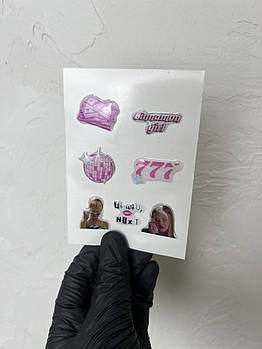 3D-стікер Pink Mood Stickers #2