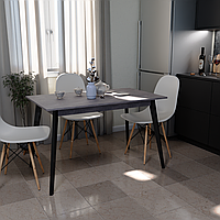 Стіл обідній для кухні Неман ТУРІН 1180 Оксид мат Р254