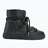 AllOriginal com ua Жіночі снігові черевики INUIKII з повної шкіри чорні РОЗМІРИ ЗАПИТУЙТЕ, фото 2