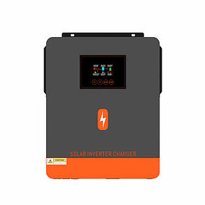 Гібридний інвертор PowMr 6200W 48V POW-HVM6.2M-48V-N 120A MPPT із чистою синусоїдою, фото 3