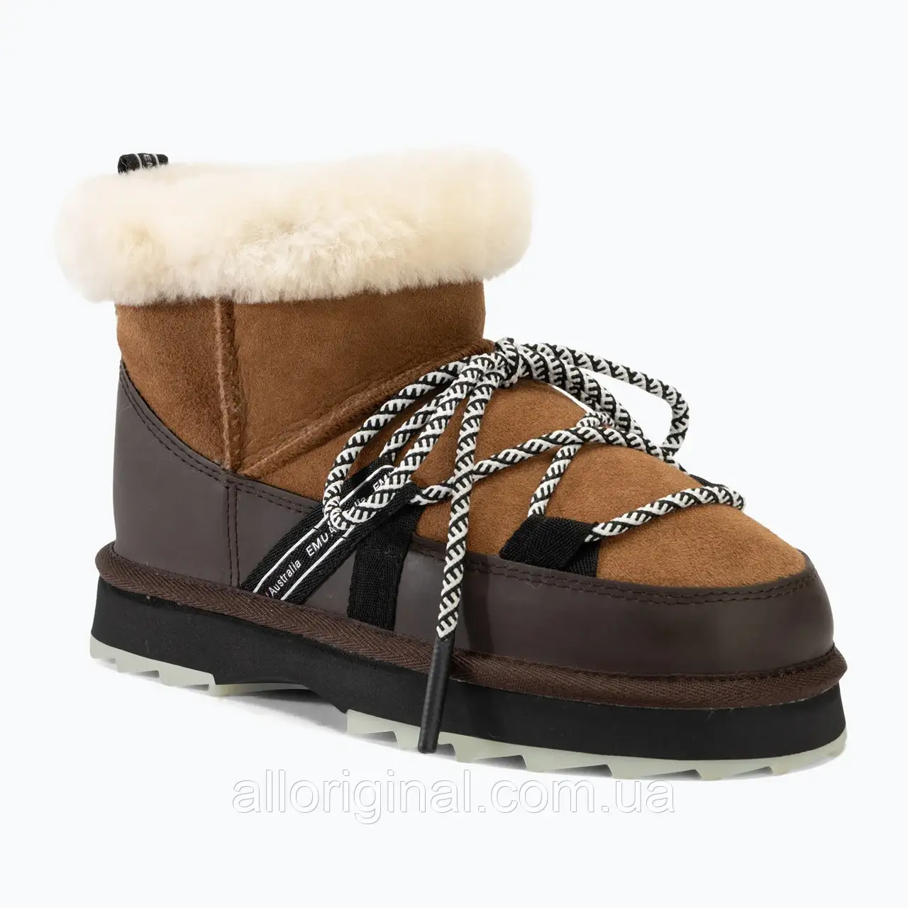 AllOriginal com ua Черевики жіночі EMU Australia Blurred Micro chestnut РОЗМІРИ ЗАПИТУЙТЕ