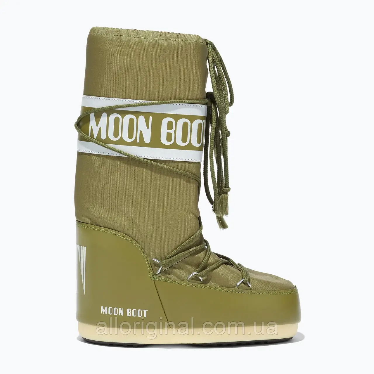 AllOriginal com ua Жіночі снігові черевики Moon Boot Icon нейлонові хакі РОЗМІРИ ЗАПИТУЙТЕ