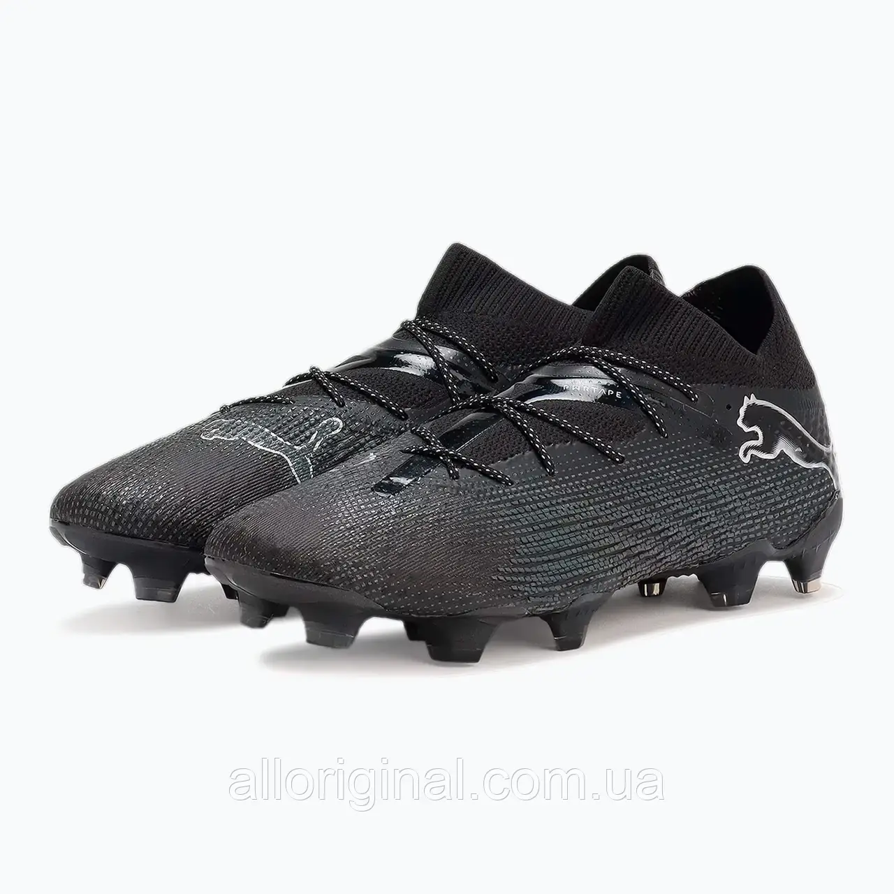 AllOriginal com ua Кросівки футбольні PUMA Future 7 Ultimate FG/AG puma black/puma silver РОЗМІРИ ЗАПИТУЙТЕ