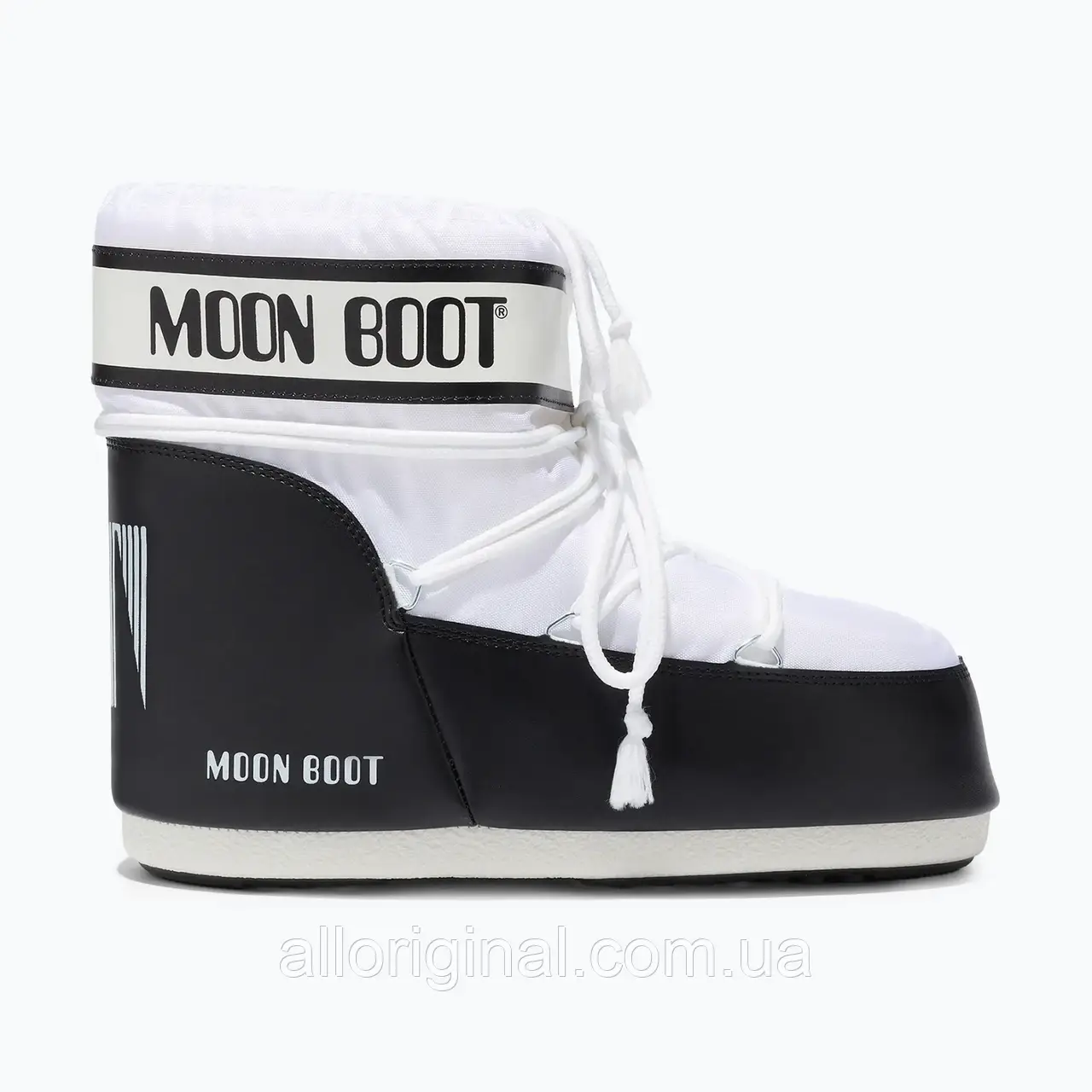 AllOriginal com ua Жіночі низькі нейлонові білі снігові черевики Moon Boot Icon РОЗМІРИ ЗАПИТУЙТЕ