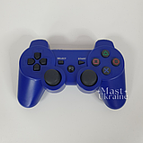 Бездротовий ігровий джойстик — PS-3 для Sony PlayStation 3, геймпад ПС3 з Bluetooth, синій, фото 4