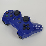Бездротовий ігровий джойстик — PS-3 для Sony PlayStation 3, геймпад ПС3 з Bluetooth, синій, фото 7
