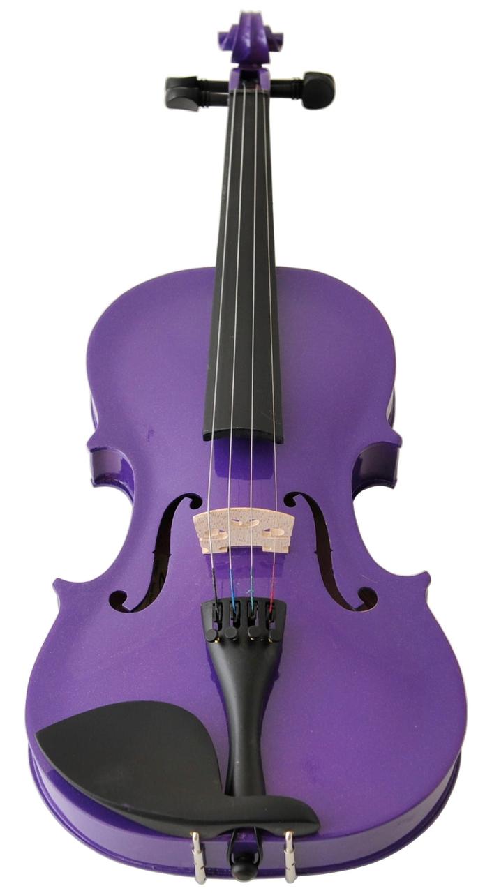 Скрипка Prima 1/2 фіолетова у чохлі зі смичком