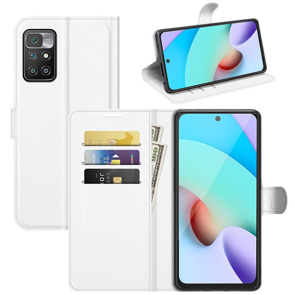 Чохол-книжка Litchie Wallet для Xiaomi Redmi 10 White