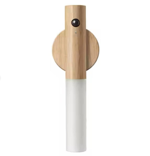 Світильник-нічник настінний з датчиком руху на акумуляторі Induction lamp "W-52" , світле дерево, фото 1