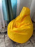 Крісло-мішок Груша XL, Безкаркасні пуфи та крісла, Стильні м'які крісла для дому, Безкаркасні меблі, фото 3