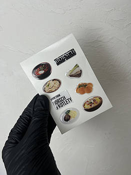 3D-стікер Ukrainian Food Stickers