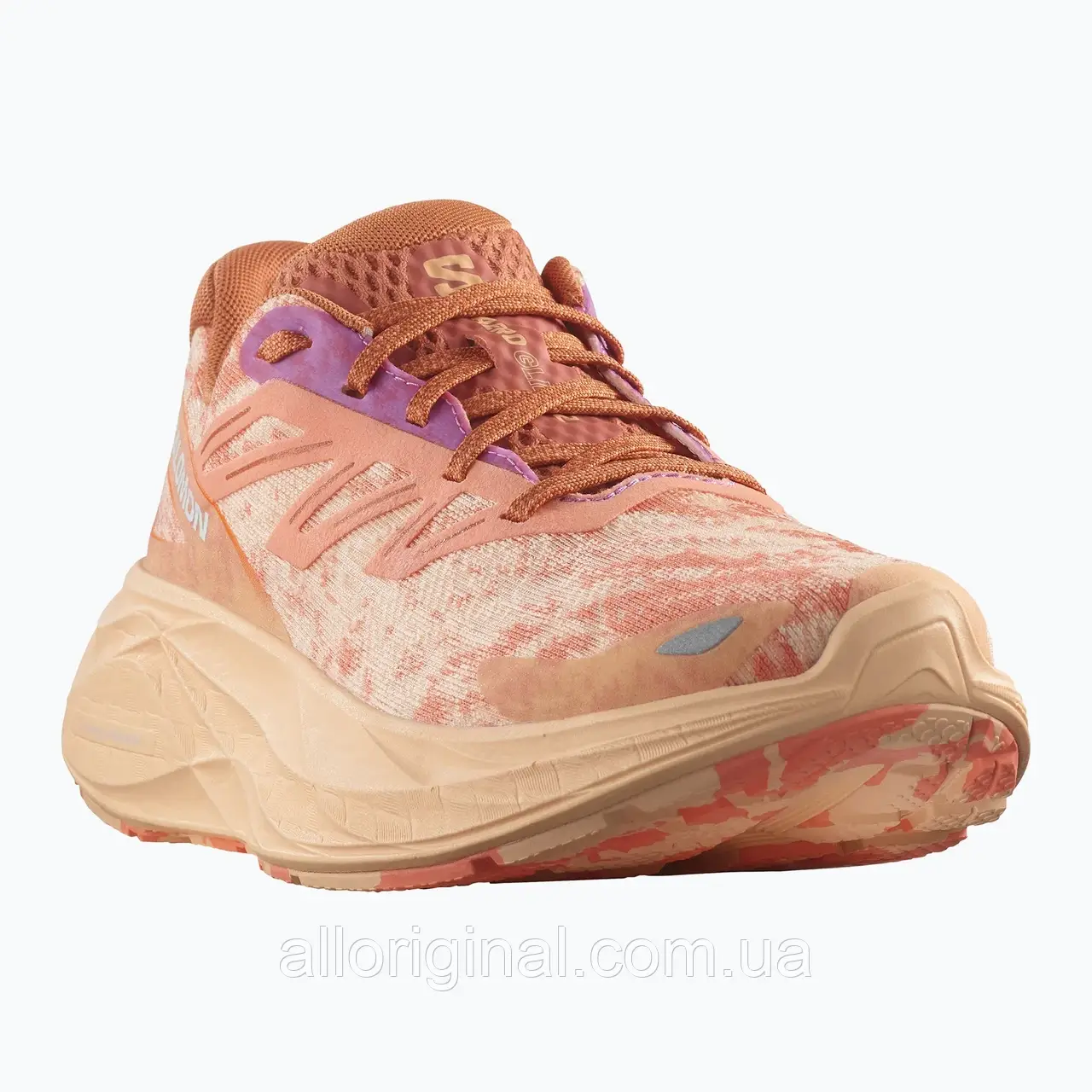 AllOriginal com ua Жіночі кросівки Salomon Aero Glide 2 spice route/персиковий кварц/свіжий лосось РОЗМІРИ