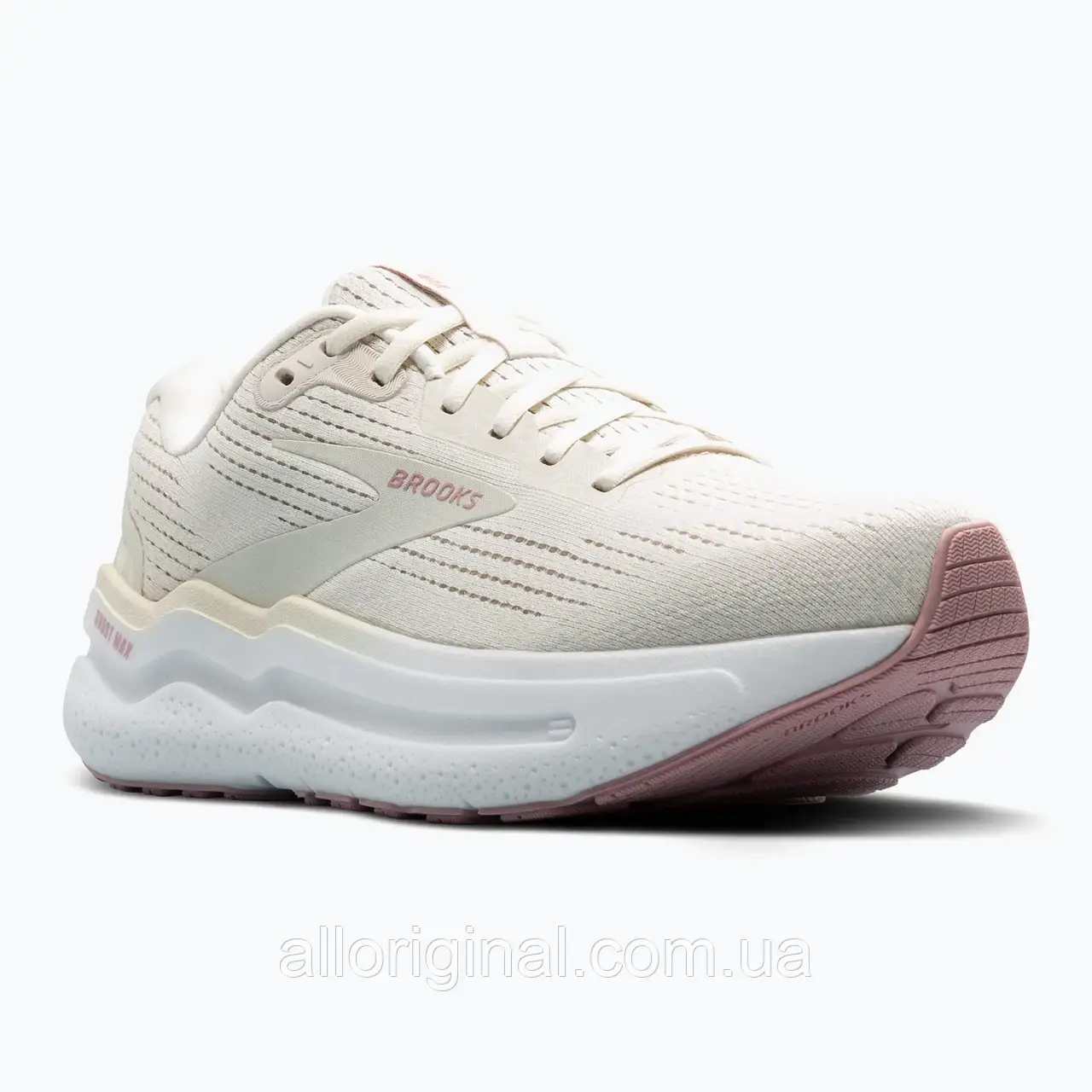 AllOriginal com ua Кросівки для бігу жіночі Brooks Ghost Max 2 coconut milk/grey/zephyr РОЗМІРИ ЗАПИТУЙТЕ