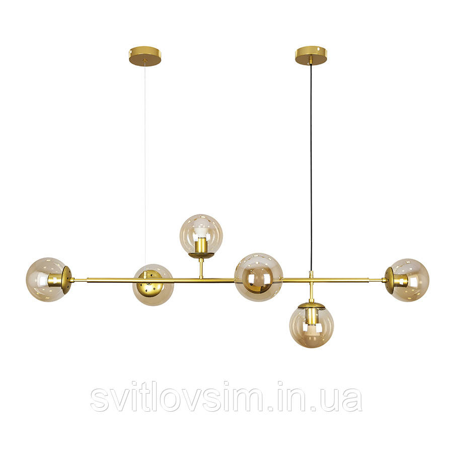 Люстра 7529802-6 GD+BR, фото 1