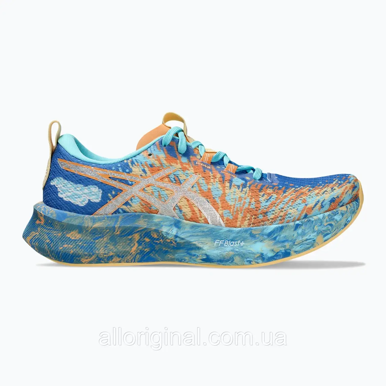 AllOriginal com ua Кросівки для бігу жіночі ASICS Noosa Tri 16 nature blue/faded orange РОЗМІРИ ЗАПИТУЙТЕ