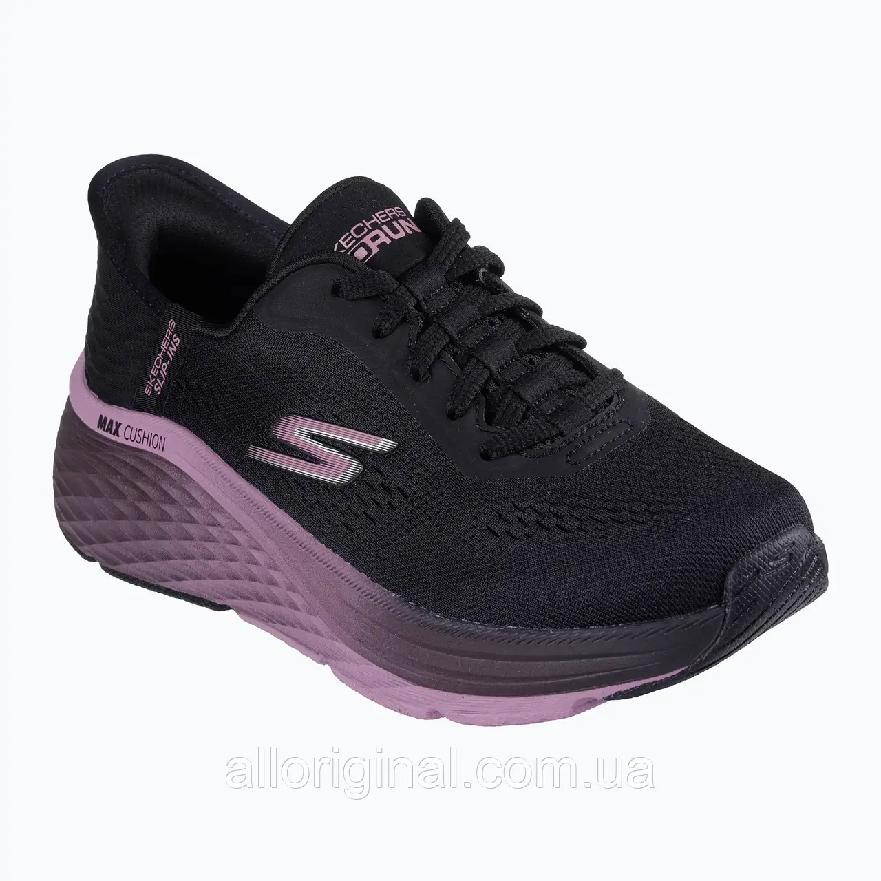 AllOriginal com ua Жіночі кросівки SKECHERS Max Cushioning Elite 2.0 чорні / лілові РОЗМІРИ ЗАПИТУЙТЕ