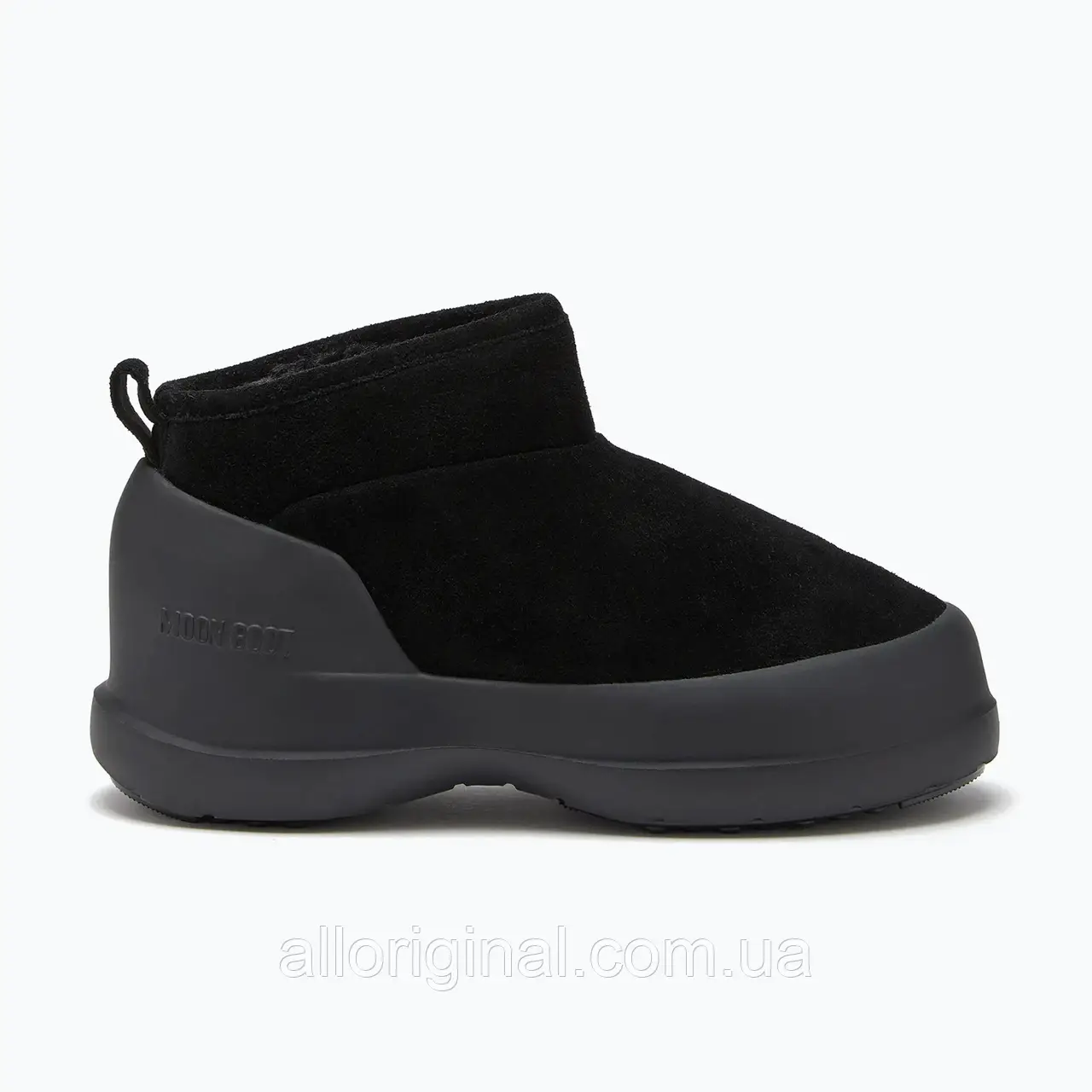 AllOriginal com ua Жіночі черевики Moon Boot Luna Low Boot Замшеві снігові черевики чорні РОЗМІРИ ЗАПИТУЙТЕ