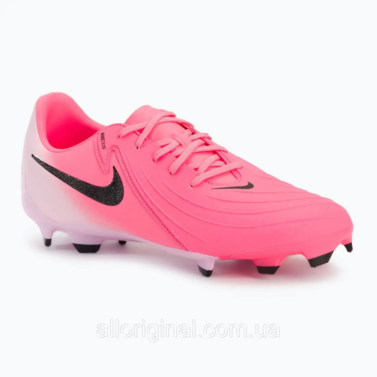 AllOriginal com ua Футбольні бутси Nike Phantom GX II Academy FG/MG sunset pulse / black РОЗМІРИ ЗАПИТУЙТЕ