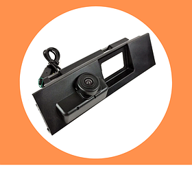 Штатні паркувальні камери заднього огляду в ручку багажника та логотип автомобіля