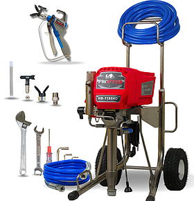 Поршневий фарбувальний апарат для шпаклівки Profter HB-1195 (6 л/хв 3000 Вт) HVBAN