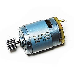 Мотор RS380 6V 16000 rpm для дитячого електромобіля