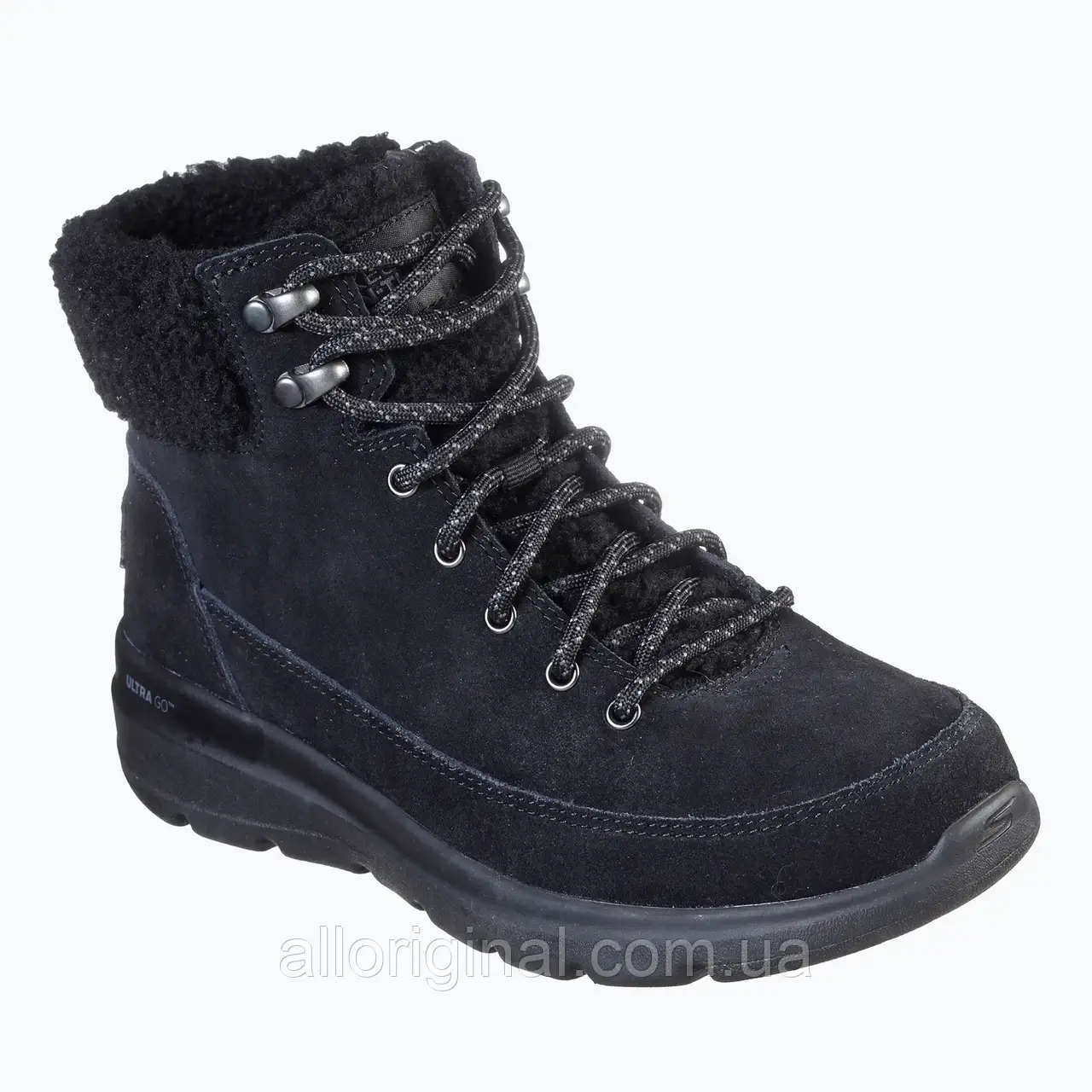 AllOriginal com ua Жіночі черевики SKECHERS On The Go Glacial Ultra Woodlands чорні РОЗМІРИ ЗАПИТУЙТЕ