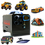 Автономний дизельний обігрівач Profter RBX-5000 Black Webasto (12-24-220V), фото 7