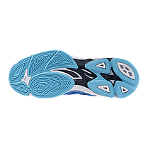 Кросівки для волейболу чоловічі високі Mizuno Wave Voltage 2 Mid V1GA2465-01 Mugen blue/white/estate blue, фото 6