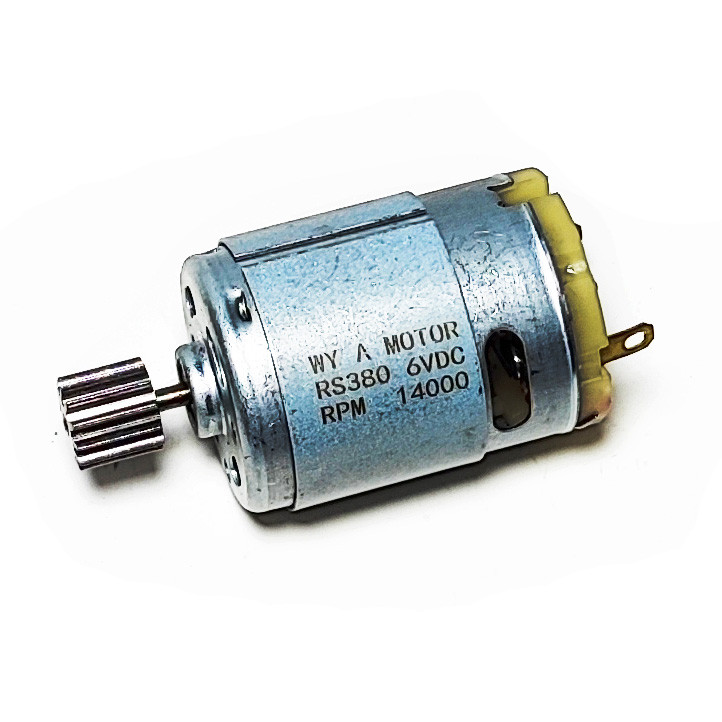 Мотор RS380 6V 14000 rpm для дитячого електромобіля