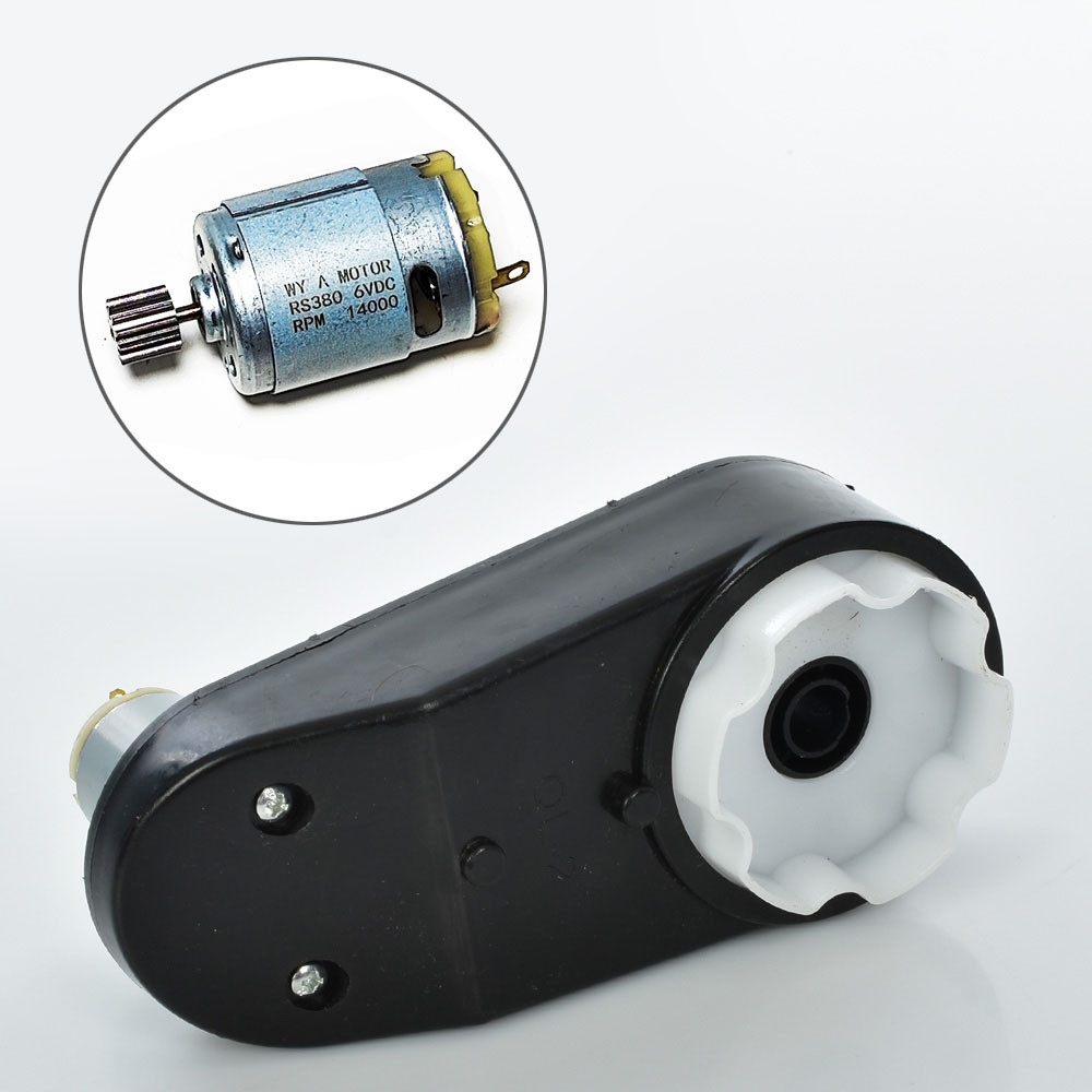Редуктор дитячого електромобіля з мотором 380 класу 14000 RPM 6V