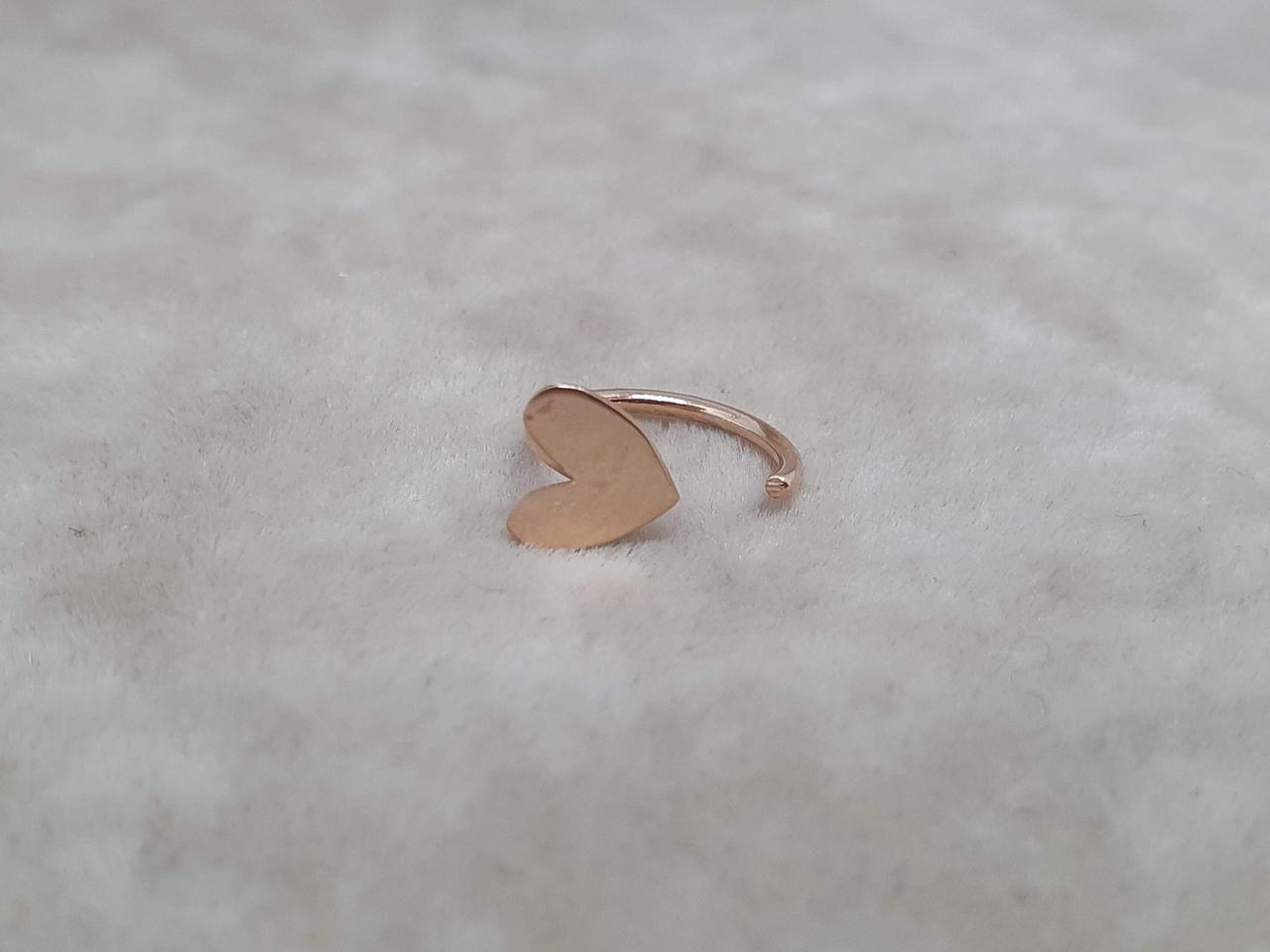 Золота сережка-пірсинг в ніс. 310132-П