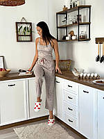 Трикотажні піжами. Домашній спальний комплект. Домашній одяг., фото 3